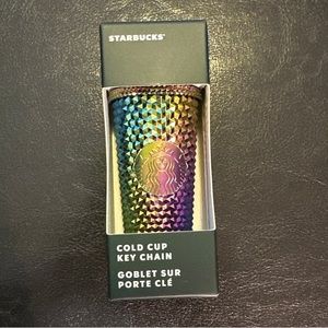 Starbucks Halloween 2023 Oil Slick Bling Cold Cup Tumbler Keychain Ornament